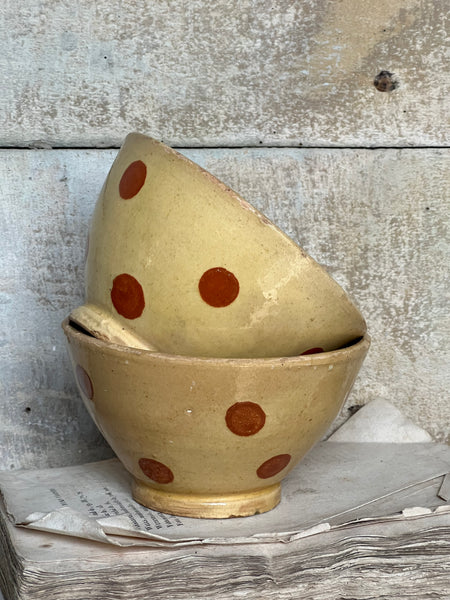Vintage Dotty Bowls