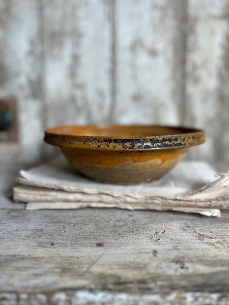 Antique Earthenware Bowl from Provence