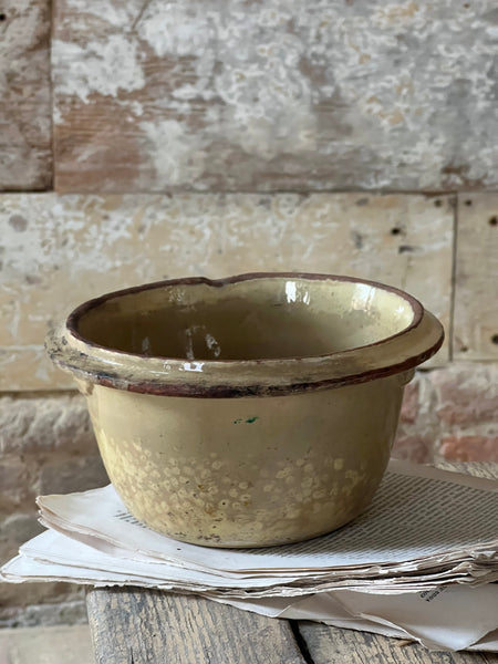 French Rustic Earthenware Bowl