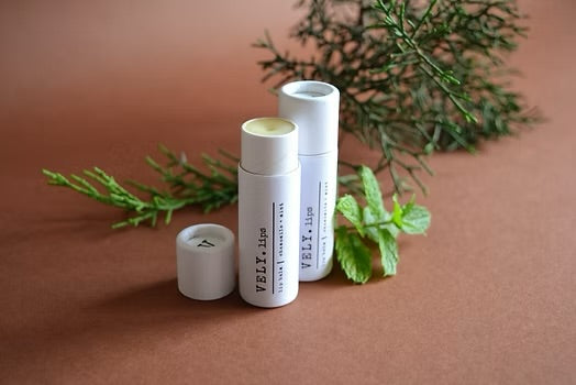 Natural Vegan Lip Balm With Chamomile Extract and Mint