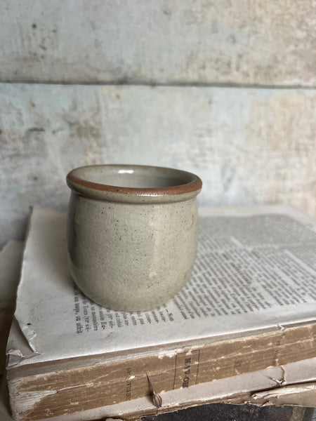 French Sweet Stoneware Yoghurt Pot