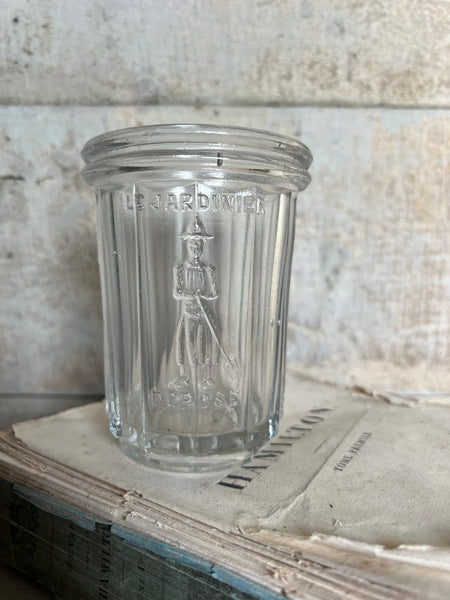 Decorative Branded Le Jardinier Vintage French Jam Jar