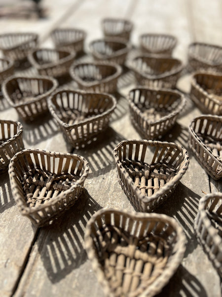 Extra Small Vintage French Heart Cheese Mould