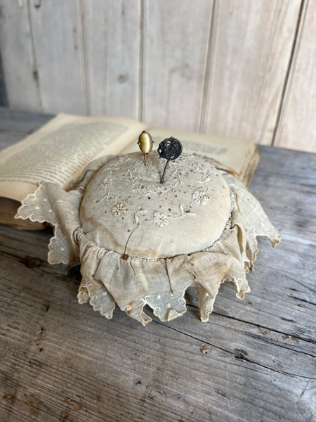 Vintage Rustic French Pin Cushion