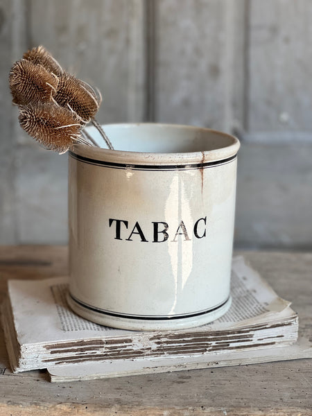 Antique Tabac Crazed Pot