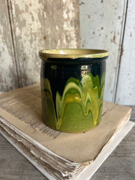 Antique Mixed Colour Savoie Confiture Pot