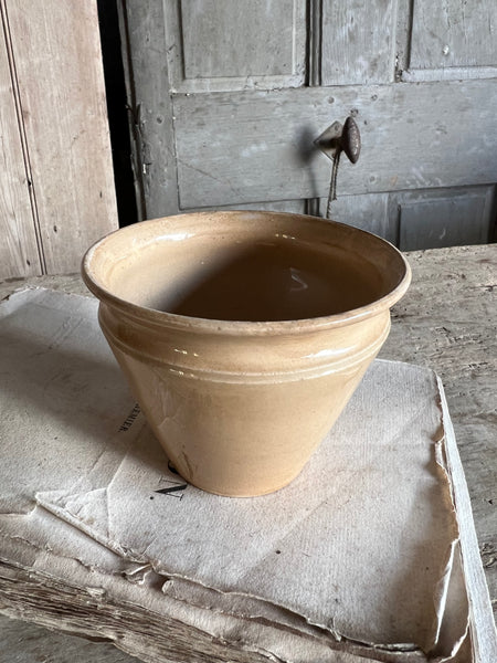 Conical French Creil Et Montereau Antique Pot