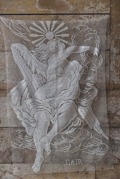 Gorgeous Antique Air & Fire Lace