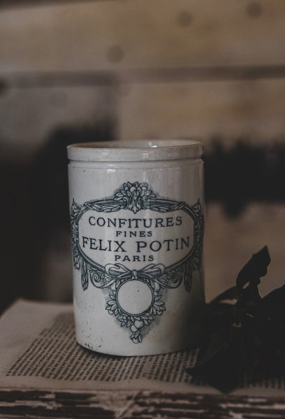 Vintage French Felix Potin Jar