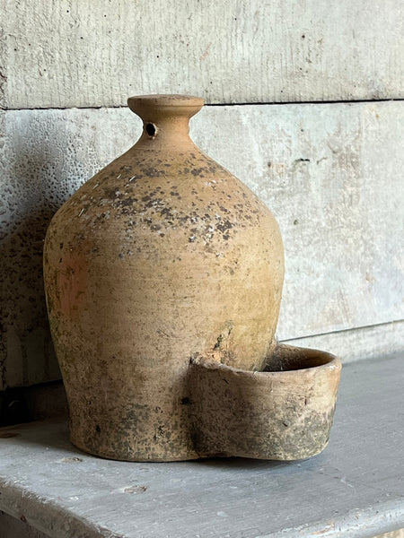 Vintage Earthenware Feeder