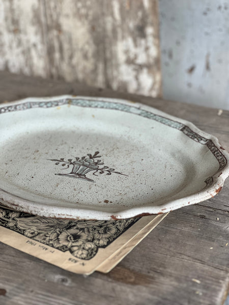 French Antique Platter