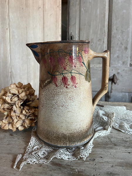 Stunning Large Vintage Crazed Jug