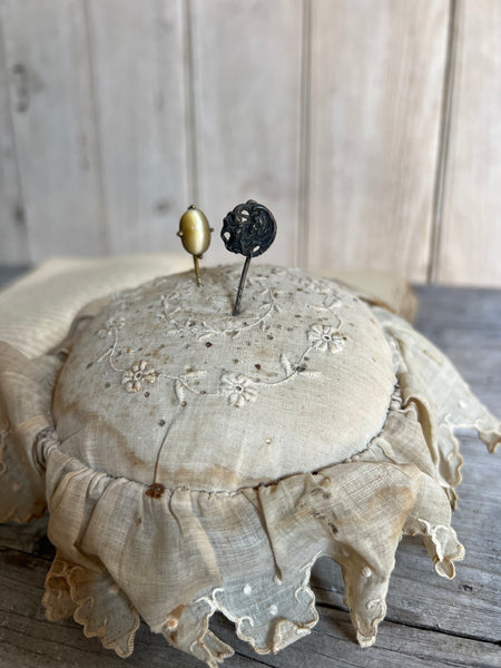 Vintage Rustic French Pin Cushion