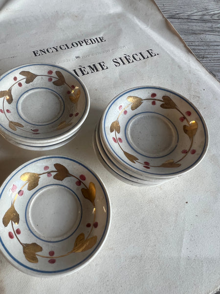 Sweet Mini French Plates