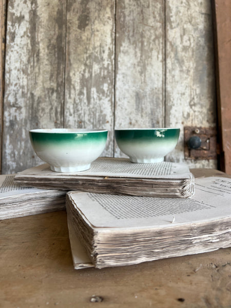 Rustic French Ombre Cafe au Lait bowl