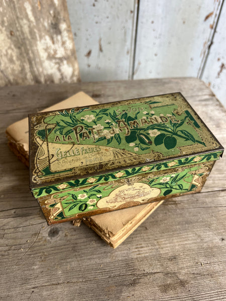 Antique French Soap Tin