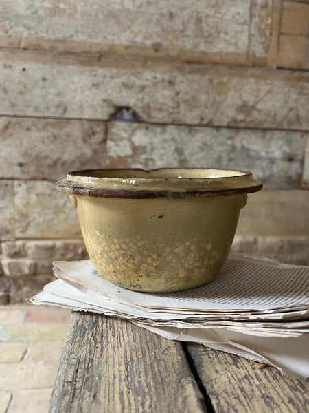 French Rustic Earthenware Bowl