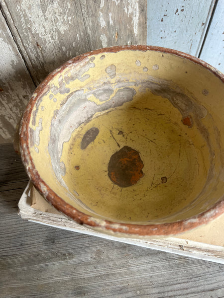 French Rustic Earthenware Bowl