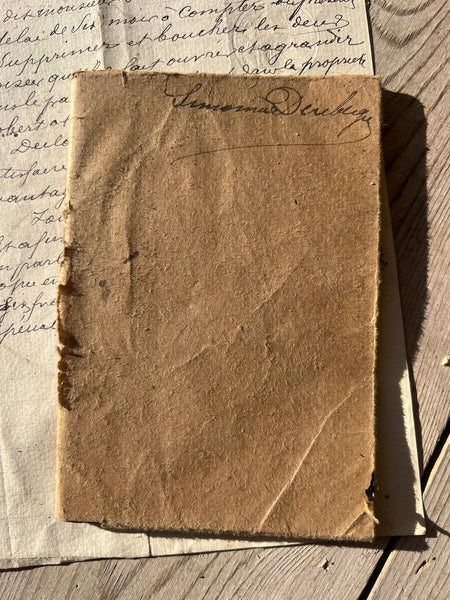 1919 French Boarding School Report Book