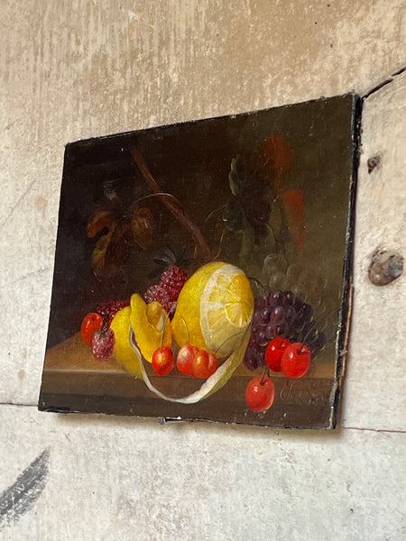 French Fruit Oil Painting
