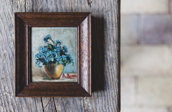 Sweet Framed Floral Oil