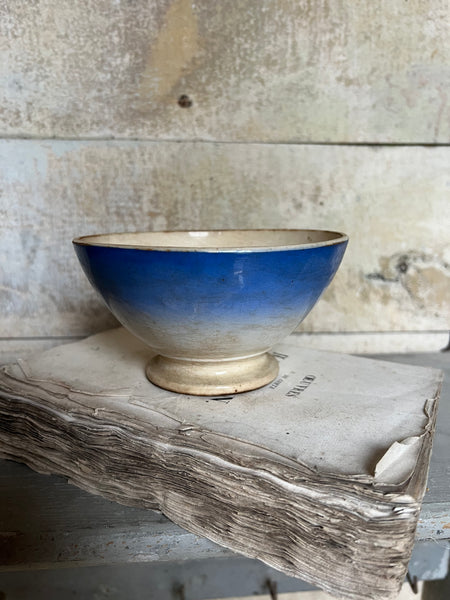 Rustic French Ombre Cafe au Lait bowl