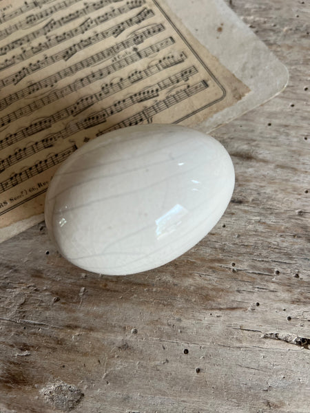 Antique Ceramic Dummy Egg