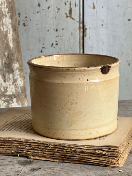 Buttery Antique Confiture Pot