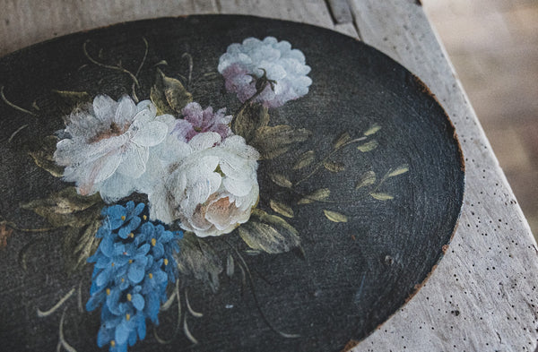 Vintage French Floral on Board