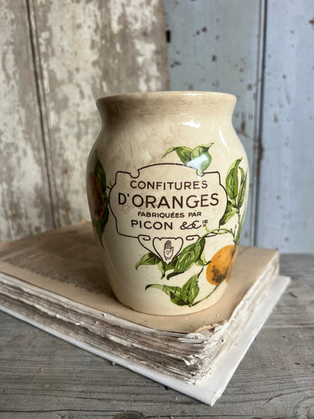 Vintage D’oranges Confit Jar