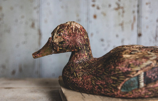 Vintage French Decoy Duck