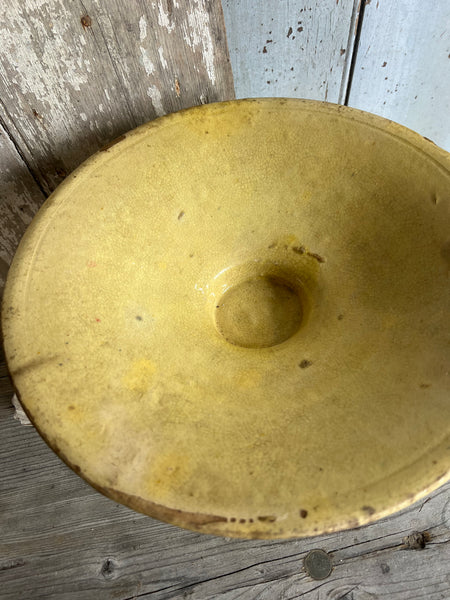 Antique Tian Earthenware Bowl from Provence