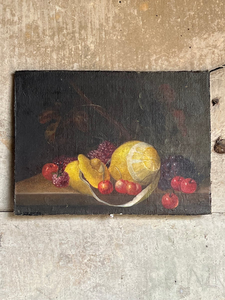 French Fruit Oil Painting