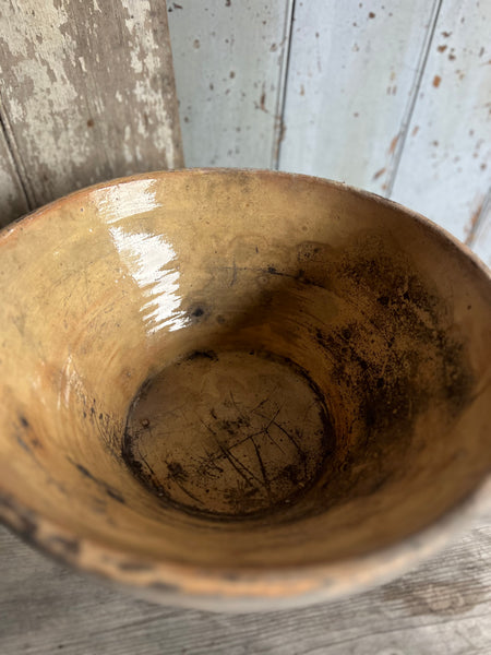 French Earthenware Mixing Bowl