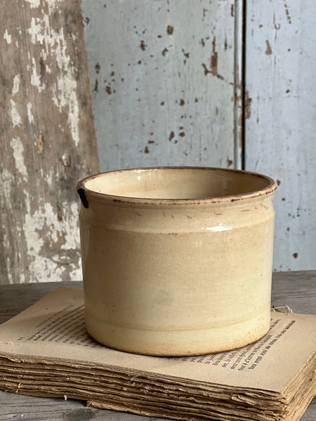 Buttery Antique Confiture Pot