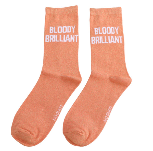 Glitter Statement Socks Bloody Brilliant