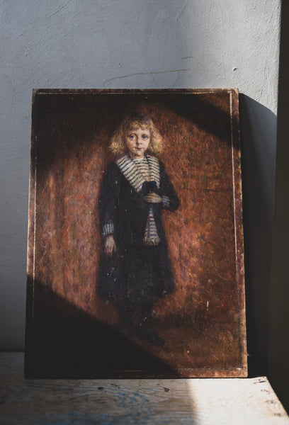 Antique French Child Portrait