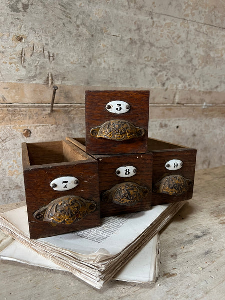 Sweet French Numbered Drawers