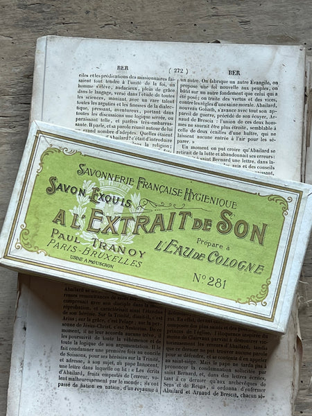 Beautiful French Soap Vintage Box