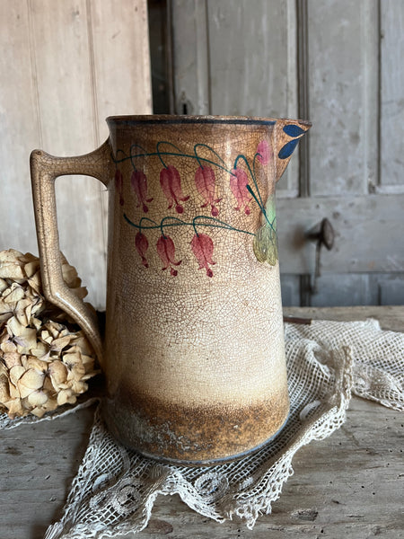 Stunning Large Vintage Crazed Jug