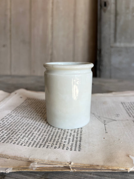 Vintage Medium Sarreguemines Pharmacy Pot