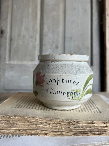 French Vintage Confitures Pot