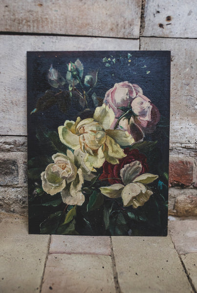 Floral Oil on Board