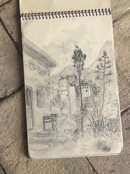 Sweet Vintage French Sketchbook