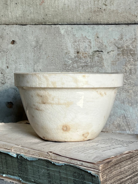 Heavily Crazed Pudding Bowl