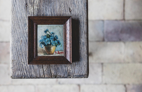 Sweet Framed Floral Oil