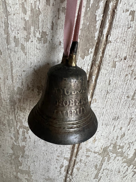 Sweet Antique 18th Century Joseph Dubois Au Puy Floral Bell