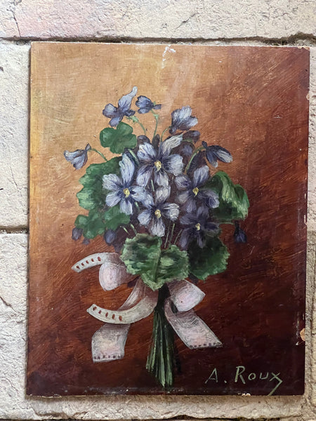 French Floral Oil Painting