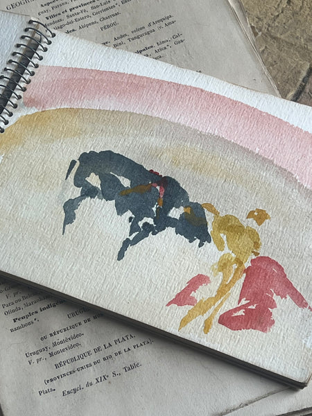 Sweet Vintage French Sketchbook