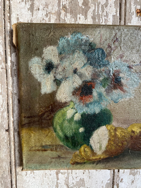 Antique French Floral Painting